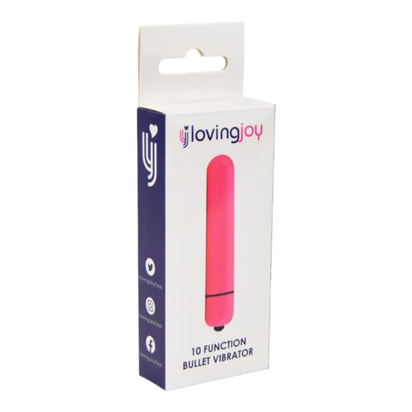 Loving Joy 10 Function Pink Bullet Vibrator - Image 6