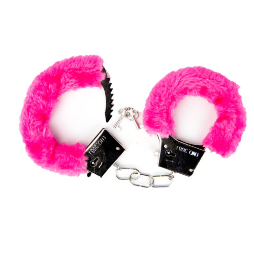 Loving Joy Furry Handcuffs Pink - Image 6