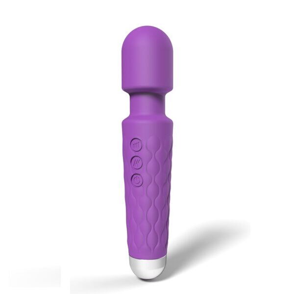 Loving Joy 20 Function Wand Vibrator Purple - Image 3