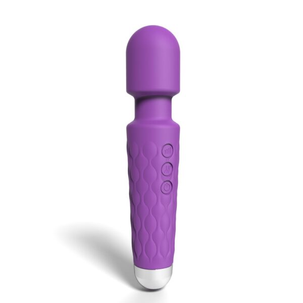 Loving Joy 20 Function Wand Vibrator Purple - Image 4