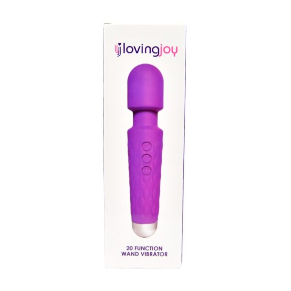 Loving Joy 20 Function Wand Vibrator Purple - Image 5