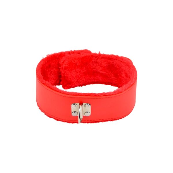 Bound to Please Furry Collar with Leash Red - Image 6