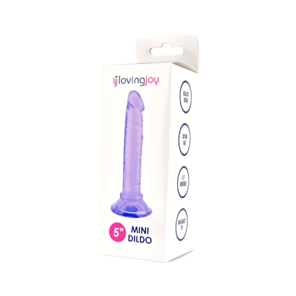 Loving Joy 5 Inch Beginners Dildo Purple - Image 8