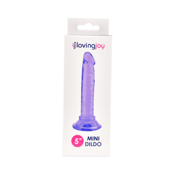 Loving Joy 5 Inch Beginners Dildo Purple - Image 6