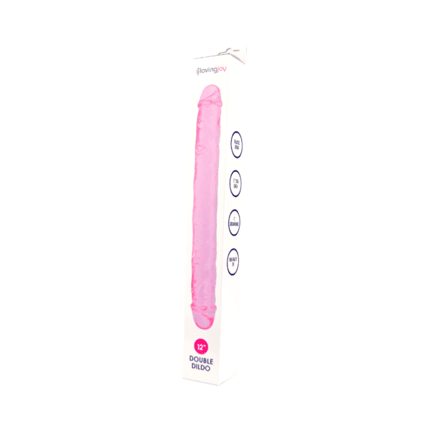 Loving Joy 12 Inch Double Dildo Pink - Image 10