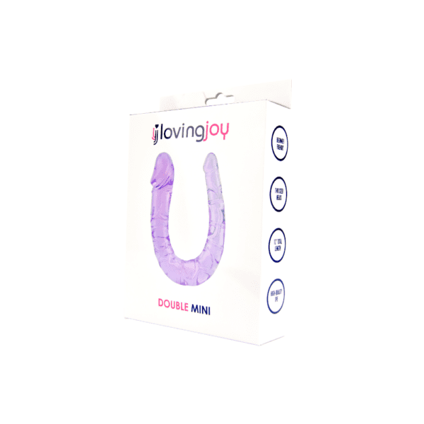 Loving Joy Double Mini Dildo Purple - Image 5