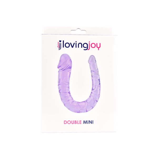 Loving Joy Double Mini Dildo Purple - Image 4