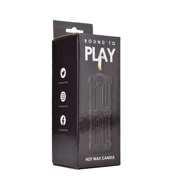 Bound to Play. Hot Wax Candle Black - Image 4