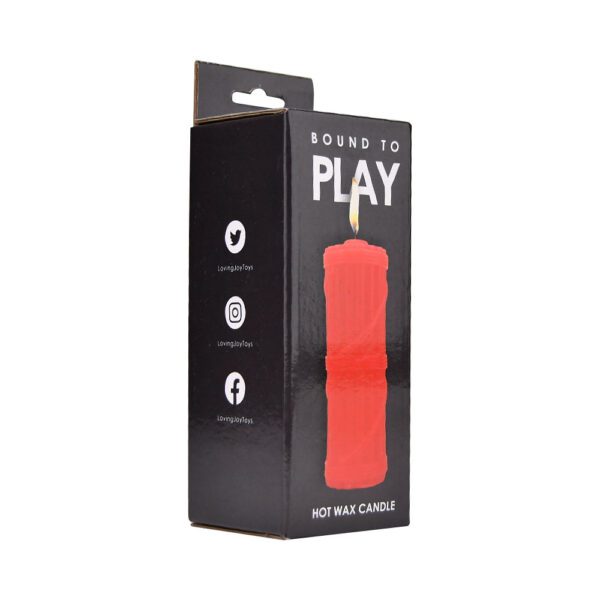 Bound to Play. Hot Wax Candle Red - Image 5