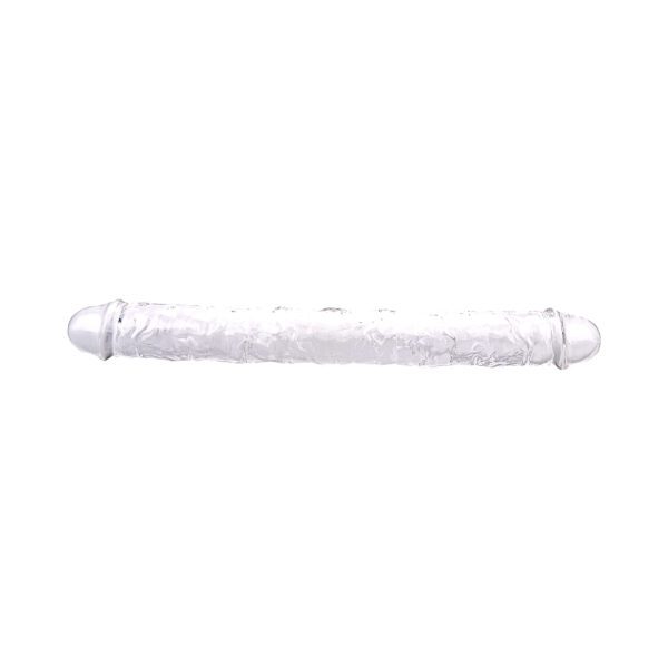 Loving Joy 15 Inch Double Ended Dildo Clear - Image 3