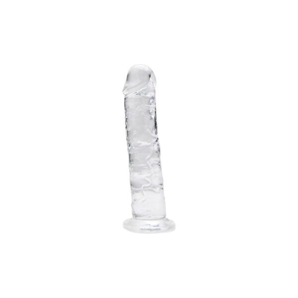 Loving Joy 6 Inch Suction Cup Dildo Clear - Image 3