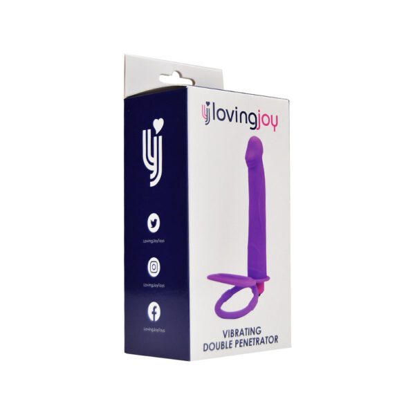 Loving Joy Double Penetration Strap On Vibrator - Image 5