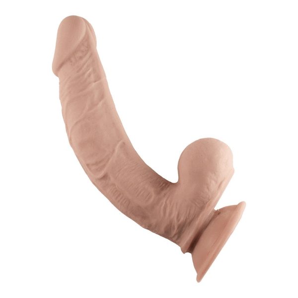 RealCocks Dual Layer Bendable Dildo 9 Inch Vanilla - Image 5