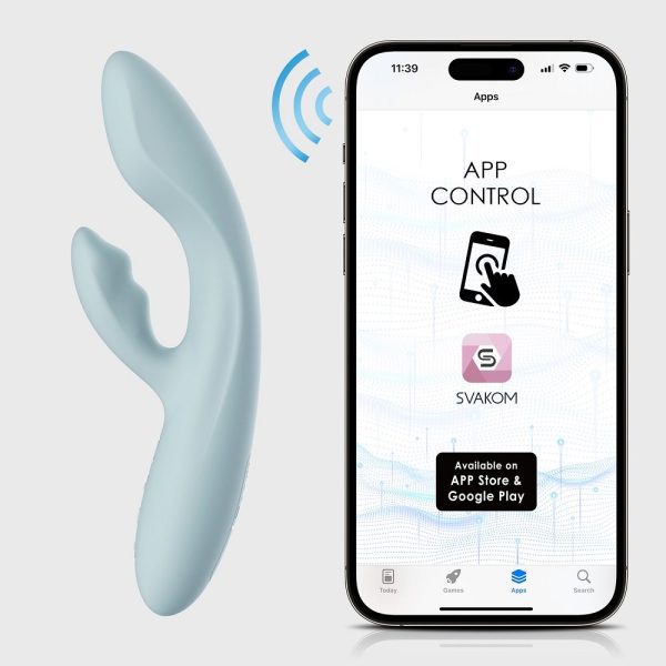 Svakom Chika App-Controlled Flexible Warming Rabbit Vibrator - Image 12