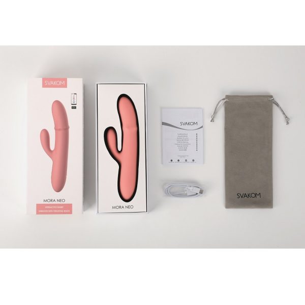 Svakom Mora Neo Interactive Rabbit Vibrator with Thrusting Beads - Image 8