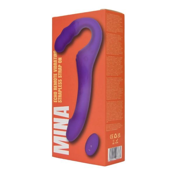 Mina Echo Remote Vibrating Strapless Strap On - Image 16