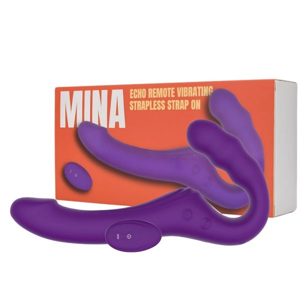 Mina Echo Remote Vibrating Strapless Strap On - Image 18