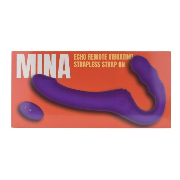 Mina Echo Remote Vibrating Strapless Strap On - Image 14