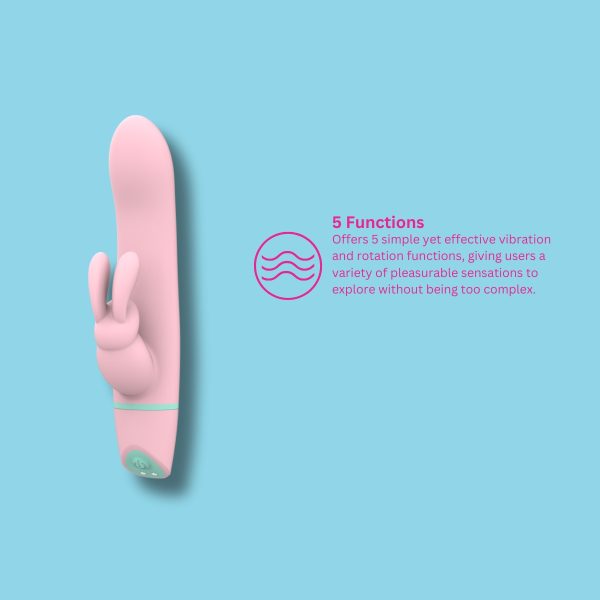 Mina Ripple Vibrating & Rotating Rabbit Vibrator - Image 9