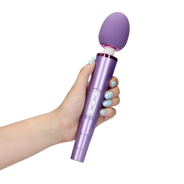 Rechargeable Wand Vibrator Metallic Purple - Image 10