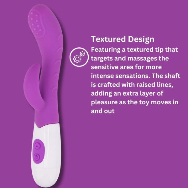 Jessica Rabbit Textured Rabbit Vibrator - Image 7