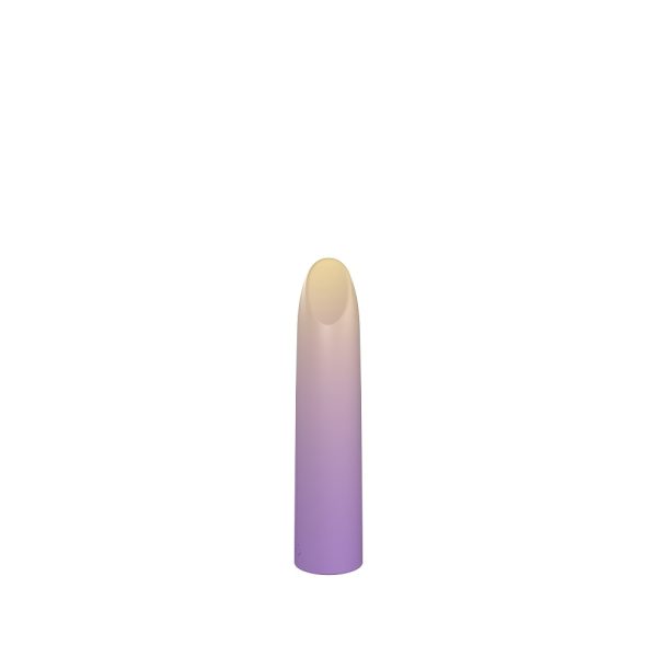 Party Color LIPPY Rechargeable Bullet Vibrator Purple - Image 3
