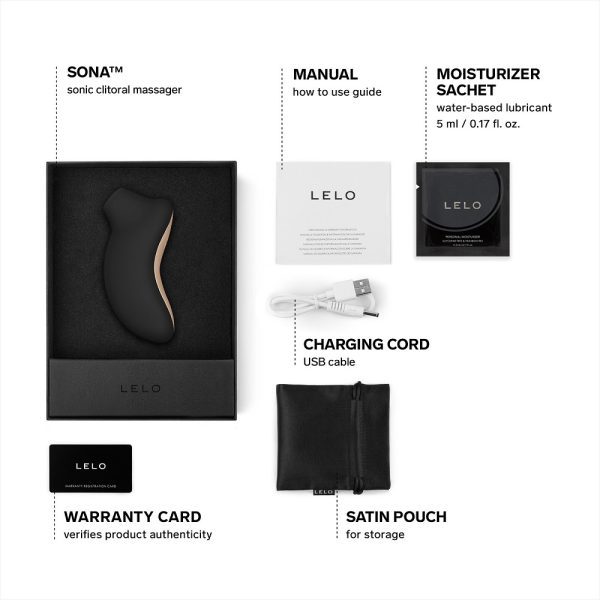 LELO SONA Sonic Clitoral Massager - Black - Image 10