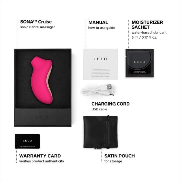 LELO SONA Cruise Clitoral Massager Cerise - Image 10