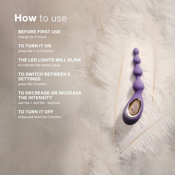 LELO Soraya Anal Beads Violet Dusk - Image 10