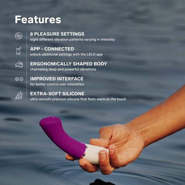 LELO Gigi 3 App Controlled G-Spot Vibrator Deep Rose - Image 5