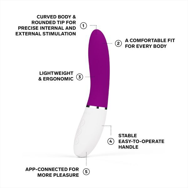 LELO LIV 3 App Controlled G-Spot Vibrator Deep Rose - Image 4