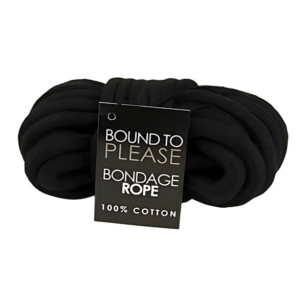 Bound to Please Bondage Rope Black - Image 3