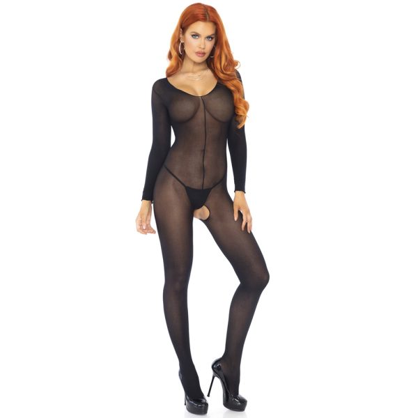 Leg Avenue Sheer Long Sleeves Bodystocking - Image 4
