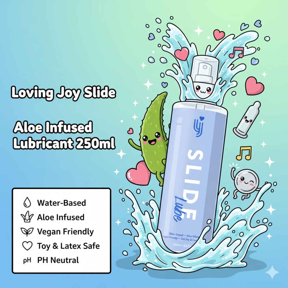 Loving Joy Slide Water-Based Lubricant 250ml - Image 7