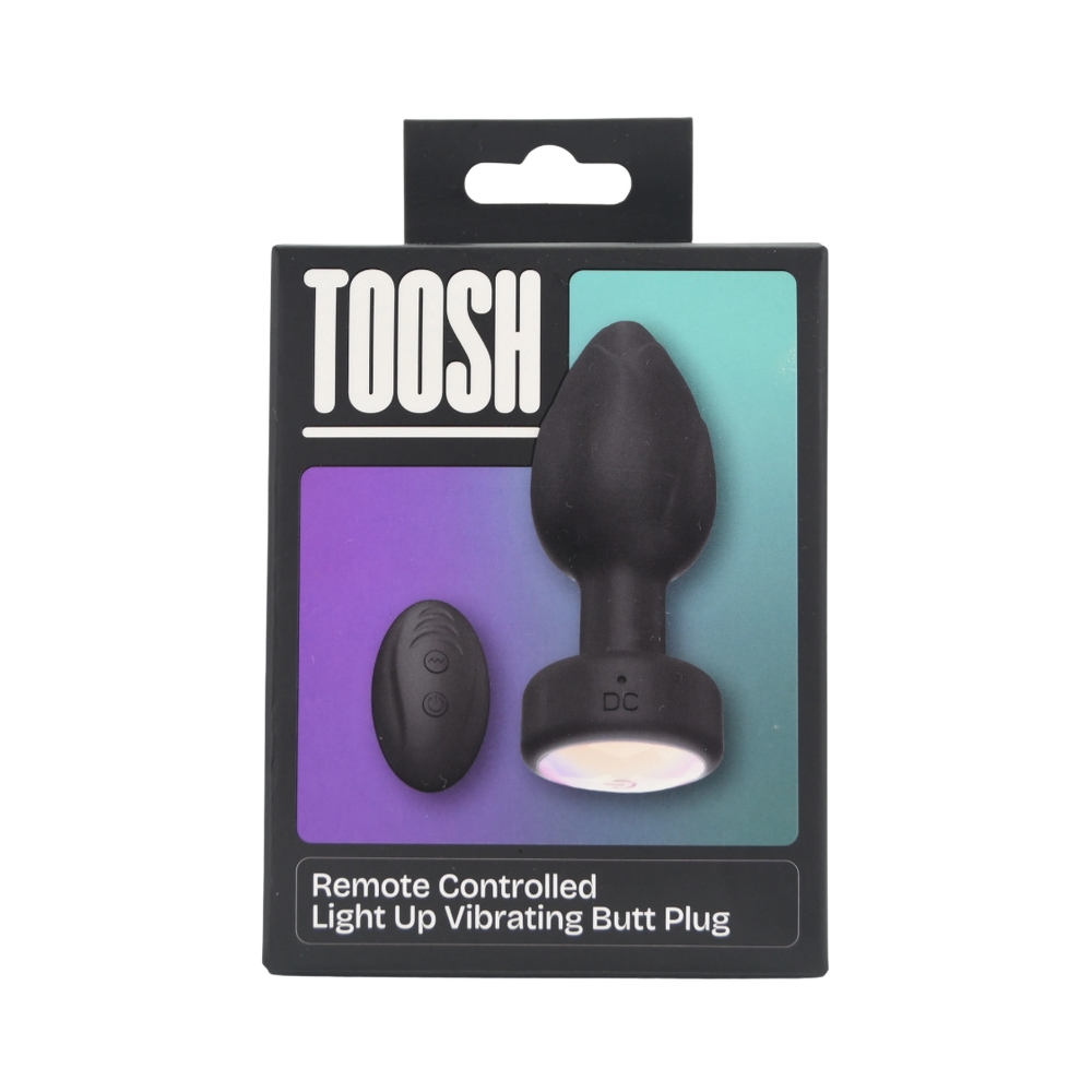 Toosh Remote Controlled Light Up Vibrating Butt Plug - Image 7