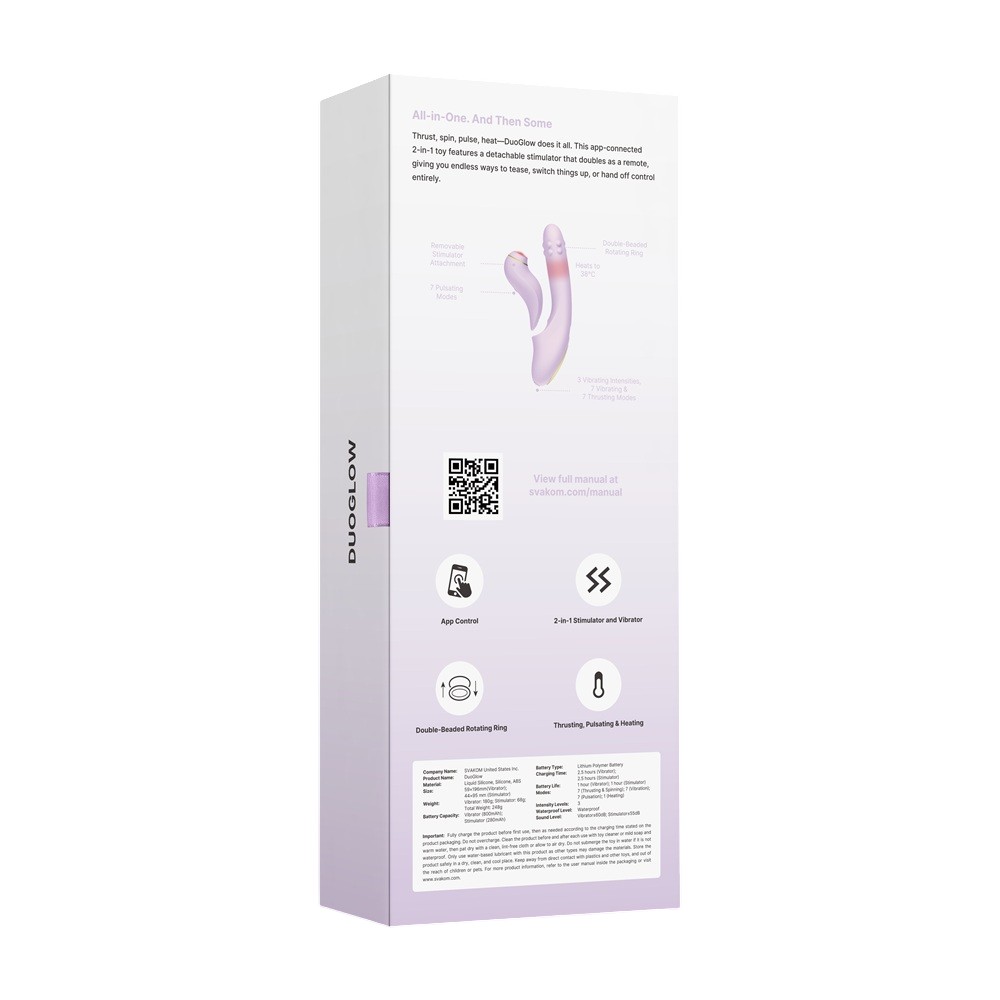 Svakom Duoglow 2in1 Vibrator - Image 16