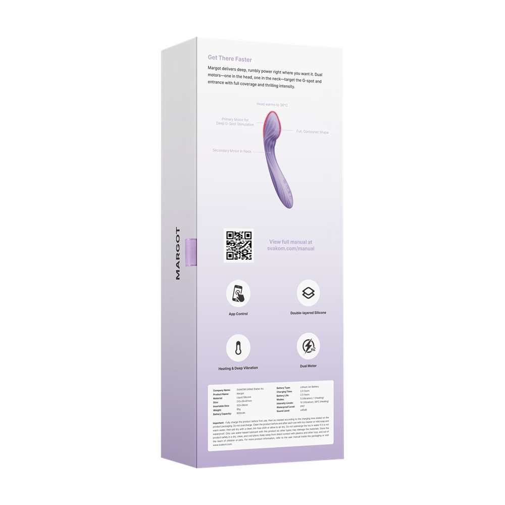 Svakom Margot G-Spot Vibrator Lilac - Image 10